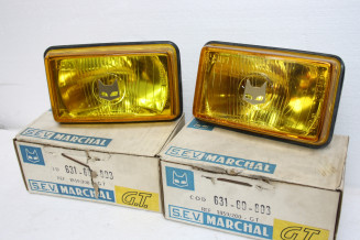 PAIRE D' OPTIQUES ADDITIONNELS LP MARCHAL 859 GT...R8 S GORDINI SIMCA RALLY