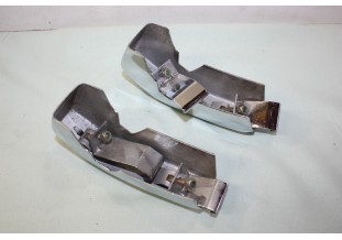 PAIRE DE BUTOIRS DE PARE CHOC H/155mm...FORD TAUNUS 15M 17M 20M OPEL ???