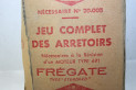 JEU D'ARRETOIRS POUR MOTEUR 671 MORINIERE 20.003...RENAULT FREGATE voir descriptif