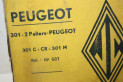 ARRETOIR DE PALIER POUR MOTEUR PEUGEOT JC 587...PEUGEOT 301 voir descriptif