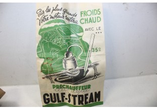 ACCESSOIRE DE PRECHAUFFAGE GULF-STREAM pour GAZOGENE...AUTOS CAMIONS ANCIENS COLLECTIONS voir descriptif