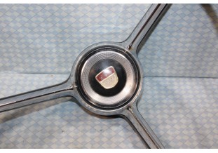 VOLANT 3 BRANCHES AVEC CERCLO KLAXON HELLA D/425mm...FORD TAUNUS P3 P4 P5 voir descriptif