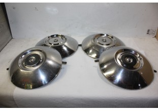 JEU DE 4 ENJOLIVEURS DE ROUE METAL D/210mm...CITROEN ID DS GS