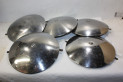 LOT DE 5 ENJOLIVEURS DE ROUE METAL D/212mm...CITROEN ID DS GS