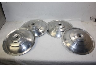 JEU DE 4 ENJOLIVEURS DE ROUE ALU D/225mm...PEUGEOT 203 403 ??