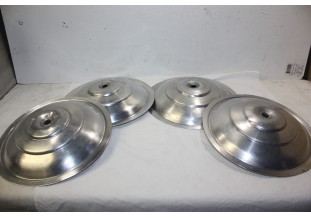 JEU DE 4 ENJOLIVEURS DE ROUE ALU D/225mm...PEUGEOT 203 403 ??