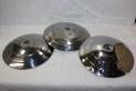 LOT DE 3 ENJOLIVEURS DE ROUE METAL D/230mm...PEUGEOT 203 403