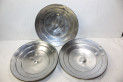 LOT DE 3 ENJOLIVEURS DE ROUE METAL D/230mm...PEUGEOT 203 403