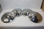 JEU DE 4 ENJOLIVEURS DE ROUE METAL D/227mm...PEUGEOT 203 403 404