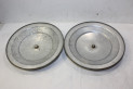 LOT DE 2 ENJOLIVEURS DE ROUE ALU D/227mm...PEUGEOT 203 403 404