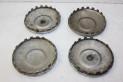 JEU DE 4 ENJOLIVEURS DE ROUE METAL D/100mm...AUTOS ANCIENNES DIVERS