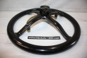 VOLANT ANCIEN 4 BRANCHES D/400mm AVEC CERCLO DE COMMANDE...ANCETRES AVANT GUERRE