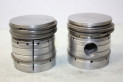 LOT DE 2 PISTONS + 5 SEGMENTS VANDERVELL Ø 52mm...AUTOS ANCIENNES SIMCA 6