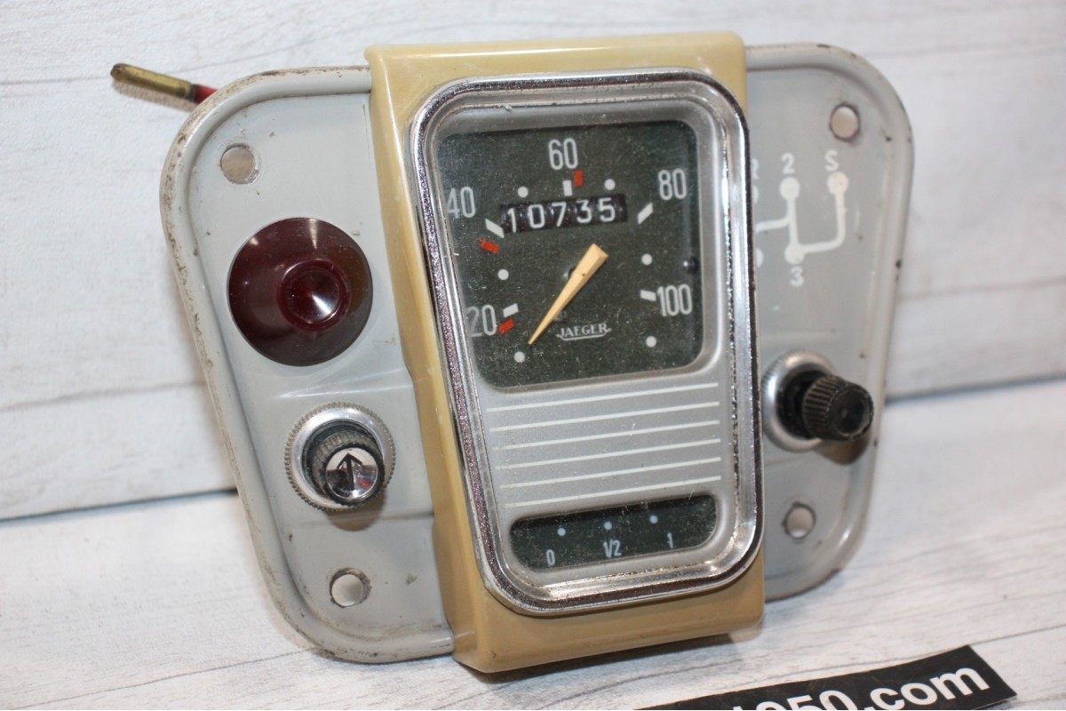 COMBINE BLOC COMPTEUR 6V JAEGER 100km/h...CITROEN 2CV AZ 1962/70