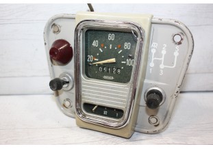 COMBINE BLOC COMPTEUR 6V JAEGER 100km/h...CITROEN 2CV AZ 1962/70