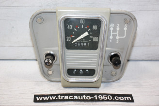 COMBINE BLOC COMPTEUR 6V O.SEIGNOL 100km/h...CITROEN 2CV AZ 1962/1970