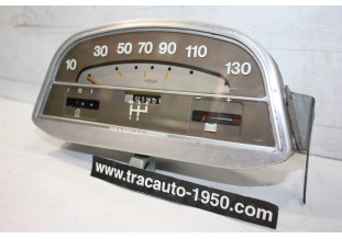 COMBINE BLOC COMPTEUR FOND MARRON 12V VEGLIA 130km/h...CITROEN AMI 6 2CV 4 2CV 6