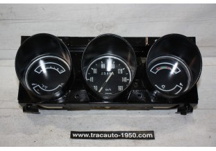 COMBINE BLOC COMPTEUR 12V 3 CADRANS JAEGER 307036/01 160km/h...RENAULT R12 TL