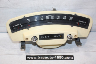 COMBINE BLOC COMPTEUR JAEGER 12V 160km/h...PANHARD PL 17 voir descriptif