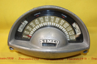 COMBINE BLOC COMPTEUR12v JAEGER 130km/h...SIMCA ARONDE 9 1300 avant 1955