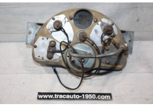 COMBINE BLOC COMPTEUR BITOTALISATEUR JAEGER 150km/h...PEUGEOT 203 1953/1960