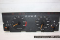 FACADE ET INSTRUMENTS DE BORD DE COMPTEUR JAEGER 12V 200km/h...PEUGEOT 405 phase 1 Diesel