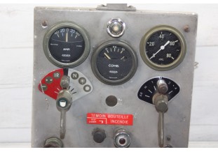 TABLEAU DE BORD COMBINE JAEGER 24V...ARMEE JEEP SIMCA PANHARD WILLY'S
