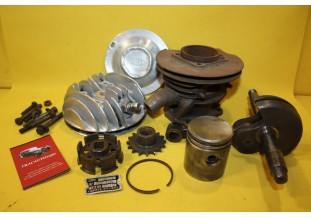 LOT DE PIECES MOTEUR VILLIERS TYPE S6V...MONET GOYON 125cm3