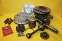 LOT DE PIECES MOTEUR VILLIERS TYPE S6V...MONET GOYON 125cm3