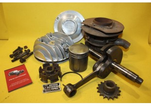 LOT DE PIECES MOTEUR VILLIERS TYPE S6V...MONET GOYON 125cm3
