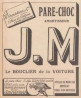 PAIRE D'AMORTISSEURS DE PARE CHOC AVANT J.M. 1450...AUTOS AVANT GUERRE