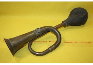 KLAXON A POIRE ANCIEN L/430mm...AUTOS ANCETRES VELOS