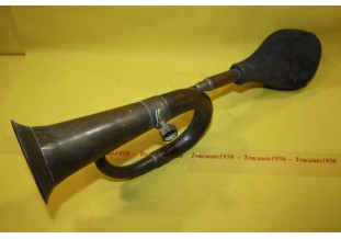 KLAXON A POIRE ANCIEN L/430mm...AUTOS ANCETRES VELOS