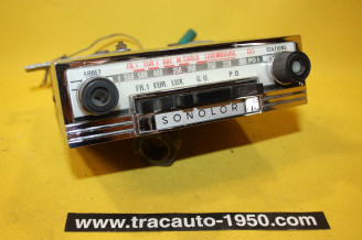 AUTORADIO SONOLOR 12V...AUTOS VINTAGE COLLECTION