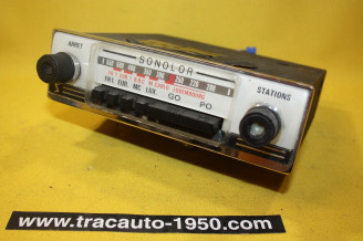 AUTORADIO SONOLOR 12V...AUTOS VINTAGE COLLECTION