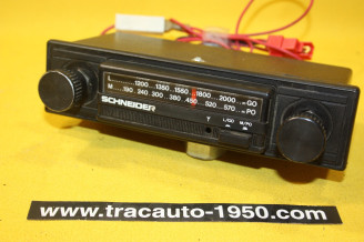 AUTORADIO SCHNEIDER SX 12V..AUTOS VINTAGE COLLECTION