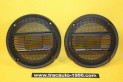 PAIRE DE GRILLES DE HAUT PARLEUR PIONEER TS-1001 Ø 130mm...AUTOS VINTAGE COLLECTION