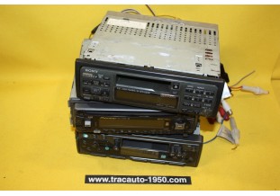 LOT DE 3 AUTORADIOS CASSETTES et CD...AUTOS VINTAGE COLLECTION