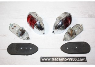 PAIRE DE FEUX LATERAUX MARCHAL FANAL LUXE 645060/22 D/G...AUTOS ANCIENNES COLLECTION voir descriptif