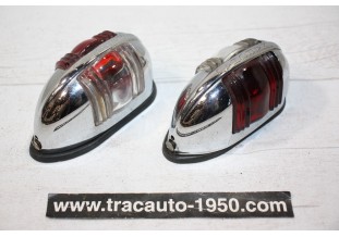 PAIRE DE FEUX LATERAUX MARCHAL FANAL LUXE 645060/22 D/G...AUTOS ANCIENNES COLLECTION voir descriptif