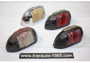 LOT DE 4 CABOCHONS LATERAUX MARCHAL FANAL 645060/22 D/G...AUTOS ANCIENNES COLLECTION voir descriptif