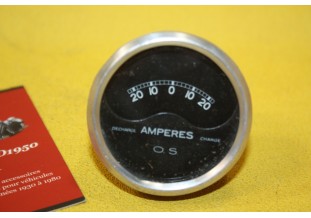 MANO AMPEREMETRE OS 20 AMP Ø 56mm...AUTOS AVANT GUERRE