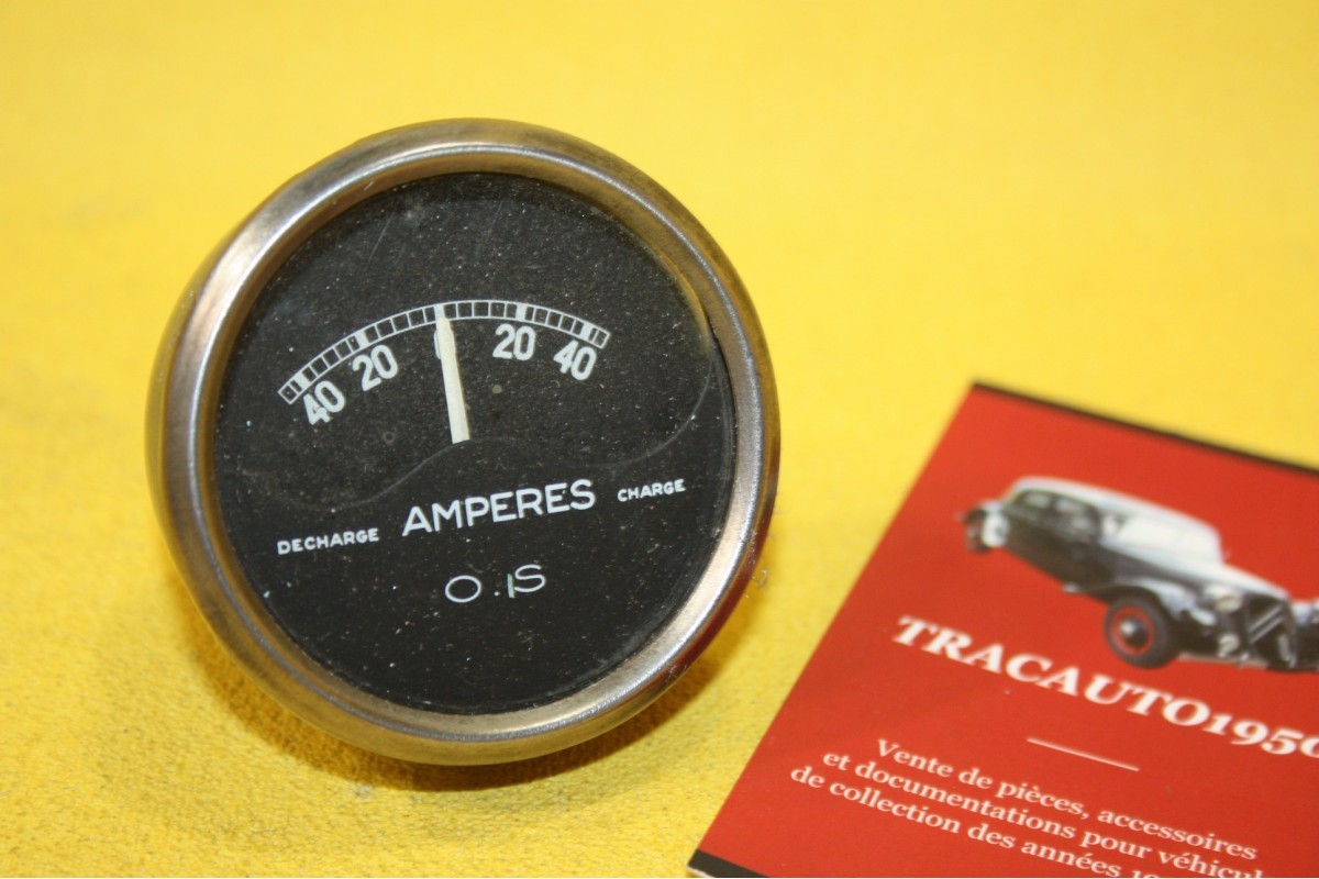 Ampèremètre Pour Voitures Anciennes - Bon état, Occasion Fonctionnel