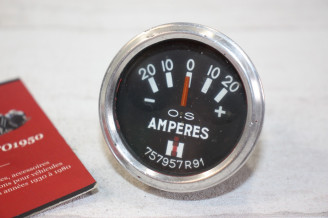 MANO AMPEREMETRE OS 20 AMP 75957 Ø 57mm...AUTOS AVANT GUERRE