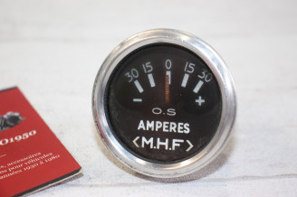 MANO AMPEREMETRE OS 30 AMP MHF Ø 57mm...AUTOS AVANT GUERRE