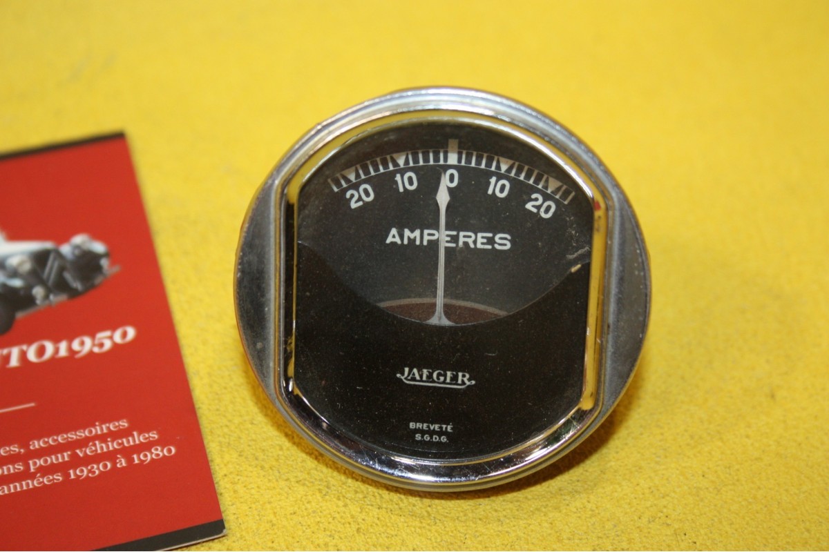 Testeur D'Ampères Jaeger Ancien - Pour Voitures Classiques - Occasion 'Dans Son Jus' - Non Testé