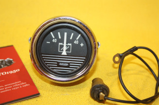 MANO AMPEREMETRE JAEGER 089477/01 40 AMP Ø 56mm...AUTOS VINTAGE COLLECTION