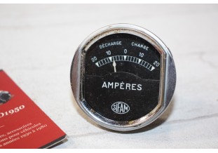 MAMO AMPEREMETRE SIFAM 20 AMP Ø 55mm...AUTOS ANCIENNES COLLECTION