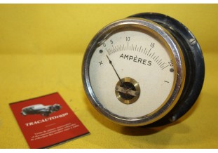 MAMO AMPEREMETRE 20 AMP Ø 107mm...AUTOS CAMIONS AVANT GUERRE