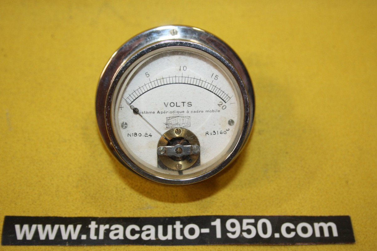 Voltmètre Ampèremètre SOURIAU 1490 - Équipement auto